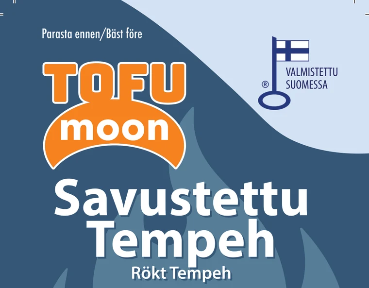 Savustettu tempe pakkaus